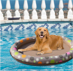 Dog Swimming Pool Inflatable Hammock Pets Pool Floating Bed Spring Summer Swimming Ring - TikTopia