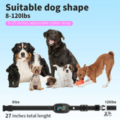 Smart Automatic Anti Barking Dog Collar Rechargeable Bark Stopper Stop Barking HD Digital Display IP67 Waterproof Collar For Dogs Pet Products - TikTopia