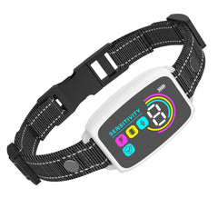Smart Automatic Anti Barking Dog Collar Rechargeable Bark Stopper Stop Barking HD Digital Display IP67 Waterproof Collar For Dogs Pet Products - TikTopia