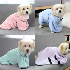 Quick-drying Pet Absorbent Towel Dog Bathrobe Pet Dog Bath Towel For Dogs Cats Microfiber Absorbent Pet Drying Towel Pet Supplies Pet Products - TikTopia