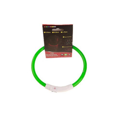 Pet Flashing Collar USB Rechargeable Glowing Necklace Safety Collar Light Up Collars For Night Walking Electric Dog Collar Neon - TikTopia