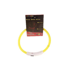 Pet Flashing Collar USB Rechargeable Glowing Necklace Safety Collar Light Up Collars For Night Walking Electric Dog Collar Neon - TikTopia