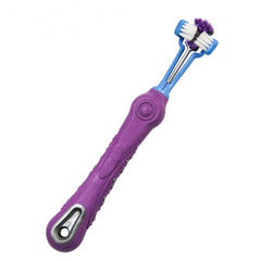 Three Sided Pet Toothbrush Dog Brush Bad Breath Tartar Teeth Care - TikTopia