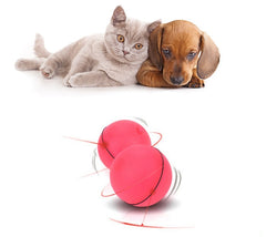 LED Laser Electronic Rolling Pet Funny Cat Toy Ball - TikTopia