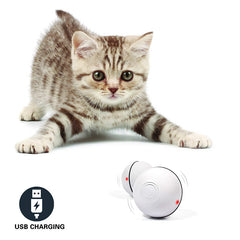 LED Laser Electronic Rolling Pet Funny Cat Toy Ball - TikTopia