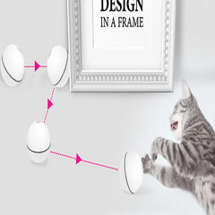 LED Laser Electronic Rolling Pet Funny Cat Toy Ball - TikTopia