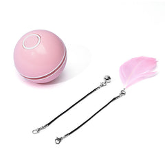 LED Laser Electronic Rolling Pet Funny Cat Toy Ball - TikTopia