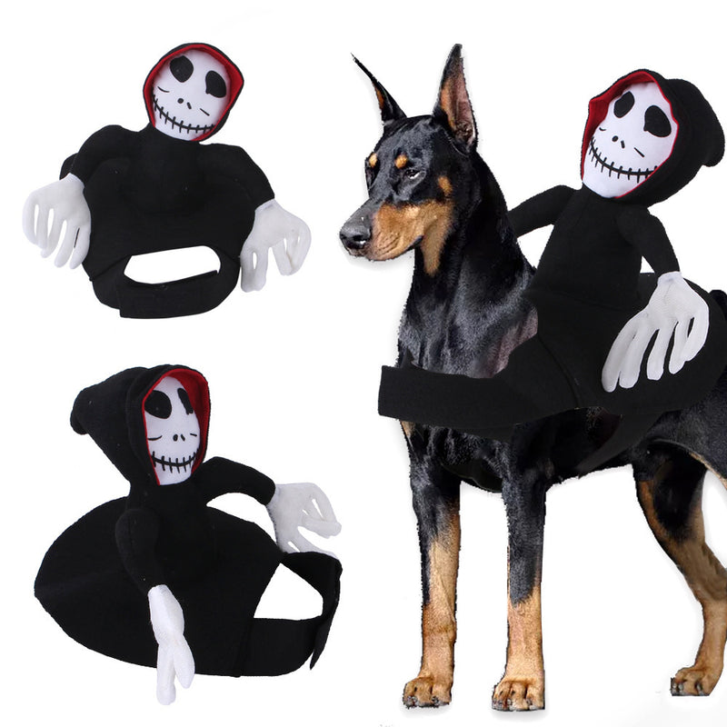 NEW Funny Pet Halloween Costume Halloween Pet Decoration Dress Up Pet Cosplay Costume Halloween Pet Clothes Spider Pumpkin Vest - TikTopia
