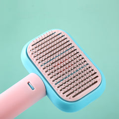 New Pet Cat Dog Hair Brush Hair Massage Comb Open-Knot Brush Grooming Cleaning Tool Stainless Steel Comb - TikTopia