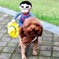 Halloween Pet Costume Pet Dog Funny Clothes Adjustable Dog Cosplay Costume Scary Costume Party Gatherings - TikTopia