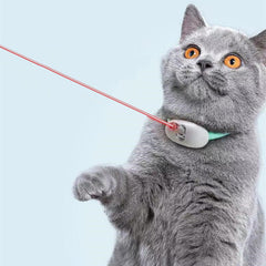 Automatic Cat Toy Smart Laser Teasing Cat Collar Electric USB Charging Kitten Amusing Toys Interactive Training Pet Items - TikTopia