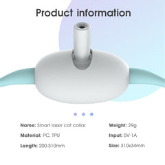 Automatic Cat Toy Smart Laser Teasing Cat Collar Electric USB Charging Kitten Amusing Toys Interactive Training Pet Items - TikTopia