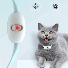 Automatic Cat Toy Smart Laser Teasing Cat Collar Electric USB Charging Kitten Amusing Toys Interactive Training Pet Items - TikTopia