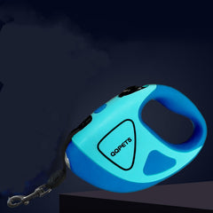 Pet Dog Automatic Retractable Fiber Leash Night Safety LED Shining Automatic Stretching Dog Hand Holding Rope Pet Supplies - TikTopia