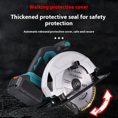7-inch Brushless Lithium Electric Woodworking Tools Hand Saw Disc Cutting Machine - TikTopia