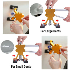 56pcs Car Paintless Kit Dent Puller Lifter Repair Removal Hail Gun Tool UK Plug - TikTopia