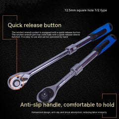 Telescopic Ratchet Automatic Two-way Fast Wrench 72 Teeth Auto Repair Tools - TikTopia