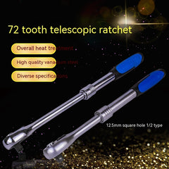 Telescopic Ratchet Automatic Two-way Fast Wrench 72 Teeth Auto Repair Tools - TikTopia