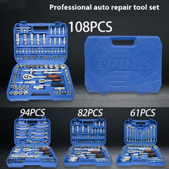 Auto Repair Tools Suit Ratchet Wrench Combination Repair Tools - TikTopia