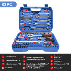 Auto Repair Tools Suit Ratchet Wrench Combination Repair Tools - TikTopia