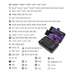 170 In 1 Precision Screwdriver Set Repair Tool Kit For Laptop Computer PC Phone - TikTopia