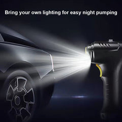 Car Tyre Inflator Cordless Digital USB Rechargeable Tire Air Compressor UK - TikTopia