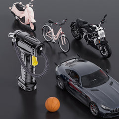 Car Tyre Inflator Cordless Digital USB Rechargeable Tire Air Compressor UK - TikTopia