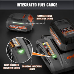 The Mellif 20V Lithium-ion Battery Pack And Charger Is Compatible With Dewalt 20V Cordless Power Tools, Mellif Tools, 4.0Ah Batteries, And 4.0A Fast Charger Combinations - TikTopia
