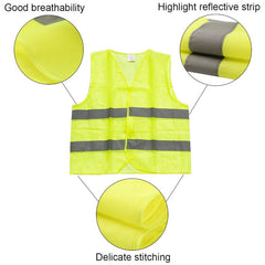 Car Warning Triangle Reflective Emergency Breakdown & High Visibility Vest - TikTopia