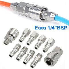 20 PCS Air Line Hose Compressor Fitting Coupling Connector Quick Release - TikTopia