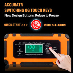 8A Smart Car Battery Fast Charger 12V Charger Automatic Pulse Repair AGM-GEL UK - TikTopia