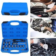 17Pcs Universal Injector Seat Cutter Cleaner Tool Carbon Remover Set Kit - TikTopia