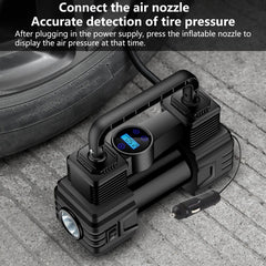 Air Compressor 12V Heavy Duty Portable Electric Car Tyre Inflator 150PSI UK - TikTopia