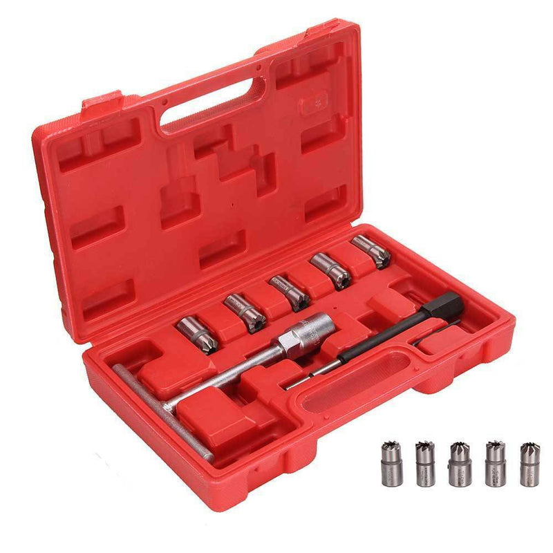 7PC Professional Injector Seat Cutter Cleaner Tool Set Carbon Remover - TikTopia
