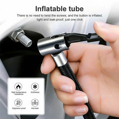 Electric Corded 12V 150PSI Car Tyre Inflator  Portable Air Compressor - TikTopia