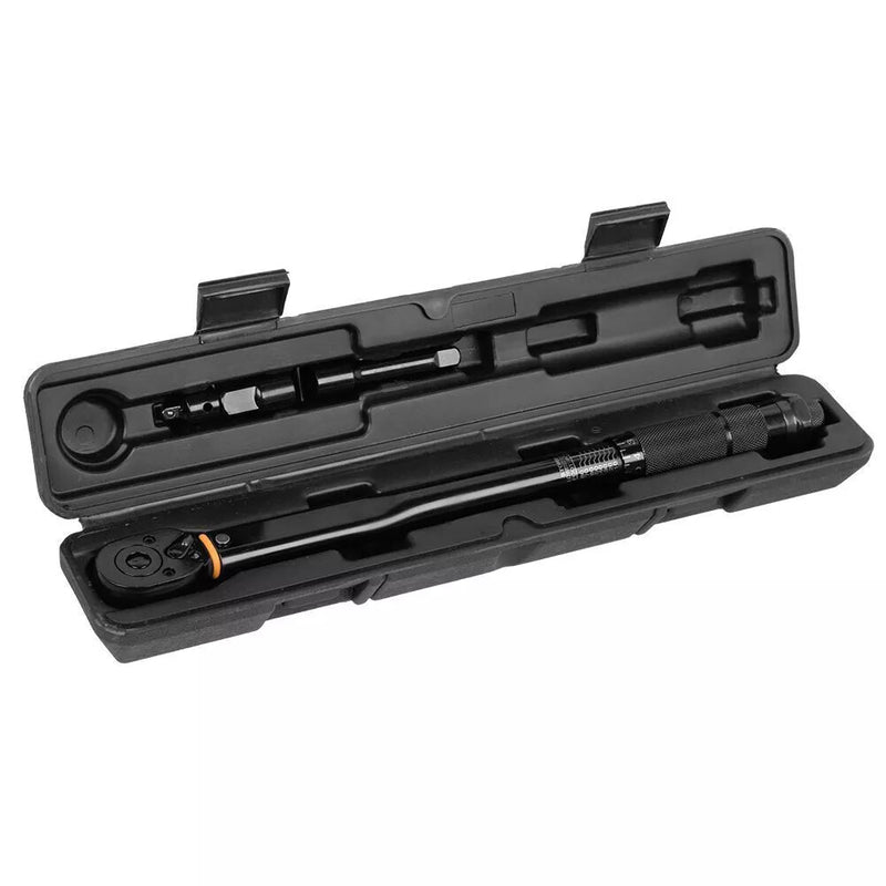 Square Drive Torque Wrench Ratchet 13.6-108.5Nm 10-80Ft-Lb 3 In 1 - TikTopia