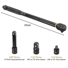 Square Drive Torque Wrench Ratchet 13.6-108.5Nm 10-80Ft-Lb 3 In 1 - TikTopia