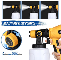 Handheld Wall Fence Paint Sprayer Electric Spray Gun Paint Fence Airless HVLP UK - TikTopia