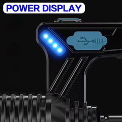 High Powered 12000000LM LED Flashlight Super Bright Torch USB Rechargeable Lamp - TikTopia