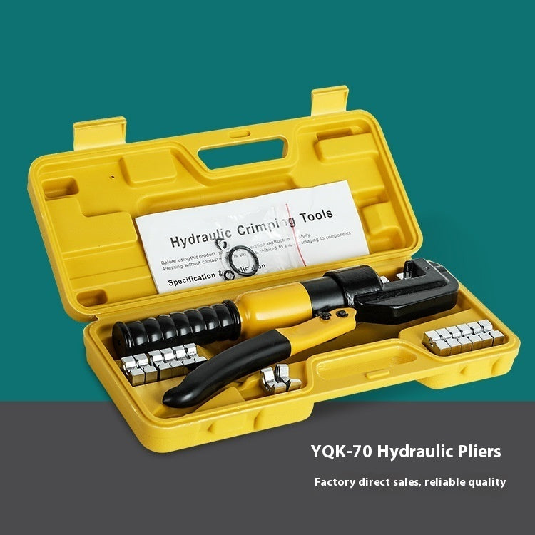 Manual Hydraulic Clamp Copper Aluminum Nose Wire Crimper Cable Crimping Portable Electrical Tools - TikTopia