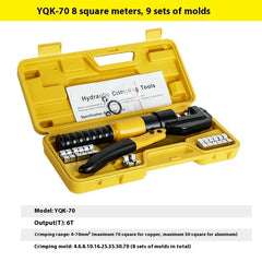 Manual Hydraulic Clamp Copper Aluminum Nose Wire Crimper Cable Crimping Portable Electrical Tools - TikTopia