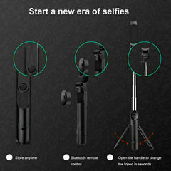 Bluetooth Selfie Tripod Telescopic Stick Remote Monopod Extendable Phone Holder - TikTopia