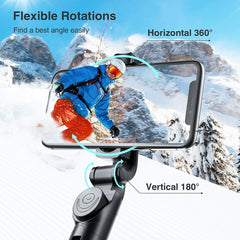 Bluetooth Selfie Tripod Telescopic Stick Remote Monopod Extendable Phone Holder - TikTopia