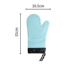 Heat-Resistant Silicone Oven Gloves (1 Pair) – Non-Slip, Waterproof & Flameproof - TikTopia