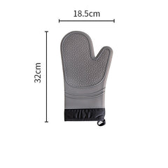 Heat-Resistant Silicone Oven Gloves (1 Pair) – Non-Slip, Waterproof & Flameproof - TikTopia