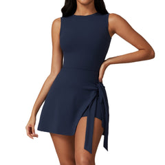 Women Yoga Sexy Sleeveless Sports Romper Yoga Jumpsuits Fitness One Piece Workout Backless Rompers Tank Top Shorts Sportswear - TikTopia