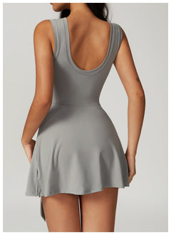 Women Yoga Sexy Sleeveless Sports Romper Yoga Jumpsuits Fitness One Piece Workout Backless Rompers Tank Top Shorts Sportswear - TikTopia
