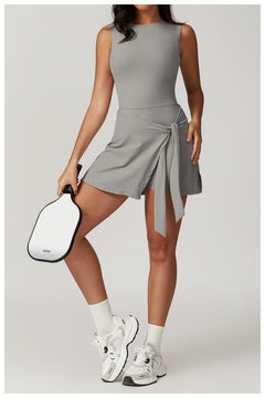 Women Yoga Sexy Sleeveless Sports Romper Yoga Jumpsuits Fitness One Piece Workout Backless Rompers Tank Top Shorts Sportswear - TikTopia