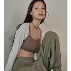 Women’s Korean Style Long-Sleeve Yoga Top - TikTopia