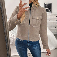 All-match Light Luxury Short Fashionable Coat Jacket - TikTopia